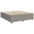 Vidaxl Box spring postelja z vzmetnico taupe 180x200 cm blago