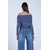 Trend Alacati Stili Ženska bluza Alc-X15152, Tamnoplava