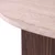 Hanah Home klub sto Flap, 139,5 cm, travertin / orah Milano