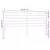 Vidaxl vidaXL Kovinsko vzglavje, črno, 193 cm