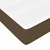 Vidaxl Box spring postelja z vzmetnico temno rjava 100x200 cm blago