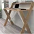 Hanah Home radni sto X, 90 cm, atlantski bor