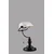 Opviq Stona lampa Banker, Crno-bela
