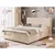 Bež boxspring postelja s prostorom za shranjevanje 200x200 cm Lysa – Ropez