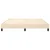 vidaXL Box spring posteljni okvir krem 160x200 cm blago