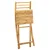 Sklopive vrtne stolice 4 kom 43 x 54 x 88 cm od bambusa