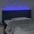 Vidaxl vidaXL Vzglavje postelje z LED modro 103x16x78/88 cm blago