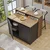 Hanah Home 2801 kuhinjski sto s policama 120 × 100 × 80 cm, atlantski bor / antracit