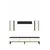 Hanah Home TV komoda Didema 180, antracit / travertin