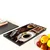 shumee Steklena plošča, pult 40x52, barva kave