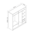 HANAH HOME Garderober Kale 3167