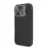 Maska za telefon na preklop Nillkin Qin Prop za iPhone 16 Pro Max (Plain Leather), Crna