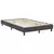Box spring okvir za krevet od tkanine sivi 120 x 200 cm