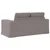 Sofa Sivo-smeđa 162 x 80 x 85 cm tkanina
