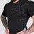 GymBeam Static Seamless T-shirt Black
