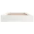 Vidaxl Posteljni okvir bel 90x190 cm trden les