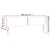 Vidaxl vidaXL Vzglavje postelje z LED modro 200x5x78/88 cm blago