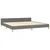 Vidaxl Posteljni okvir brez vzmetnice temno siv 200x200 cm blago