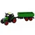 LEAN TOYS Traktor s prikolico, frikcijski pogon, luči, zvok, 35cm
