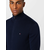 TOMMY HILFIGER Pletena jopa, modra