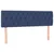 Vidaxl Box spring postelja z vzmetnico modra 160x200 cm blago