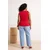 Trendyol Curve Ženska bluza Tbbss26Af00078, Crvena