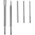 Komplet dlet in svedrov PRO SDS plus-4C, 5 kosov
