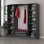 Hanah home Ormar Kale 180x210x52cm Crni