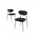 Hanah Home Set stolica Vina, 56x76x97 cm, 6 komada, Antracit