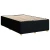Vidaxl Box spring postelja z vzmetnico črna 120x190 cm blago