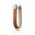 Orbitkey Pebbled Leather Key Organiser Amber