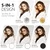 K&F 5 in 1 Reflectors 43/110cm Folding Multi-Disc Belt Bag-Translucent, Silver, Gold, White and Black