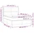 Krevet box spring s madracem LED svjetlosivi 140x200 cm tkanina