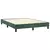 Vidaxl Box spring postelja z vzmetnico temno zelena 140x200 cm žamet