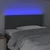 LED uzglavlje tamnosivo 100x5x78/88 cm od tkanine