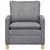 Sofa Svjetlosiva 76 x 81 x 87,5 cm Poliester