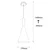 Conceptum Hypnose Luster Elmas-3541, 140cm, 19 cm