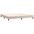 Vidaxl Box spring postelja z vzmetnico kapučino 200x200 cm um. usnje