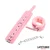 LateToBed BDSM Line Premium Fur Lined Handcuffs Pink