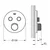 GROHE termostatska pokrivna plošča GROHTHERM SmartControl (29151LS0)