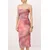 Trendyol Milla Ženska haljina TPRSS24EL00150, Roze