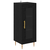 Highboard 2 pcs Crni hrast Stakl