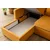ATELIER DEL SOFA Ugaona sofa-krevet Kado Mustard