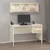 Hanah Home radni sto sa policom Ruby Desk + Shelf Set, Moonstone / orah
