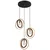 Opviq Luster Feno-52-03, 35x35x3cm, 45-180cm, IP20 Braon-zlatne boje