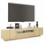 TV ormarić s LED svjetlima boja hrasta sonome 180 x 35 x 40 cm