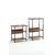 Hanah Home višenamenska polica Dh Hutch, 60 cm, braon