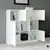 Hanah Home Komoda 119x121,8x37,6cm Bela