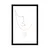 Plakat s paspartujem minimalizem z napisom - 20x30 no frame