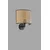 Opviq Zidna lampa E14 Socket, Smeđe-Crna